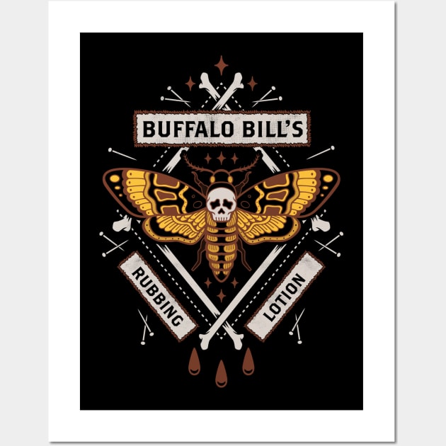 Buffalo Bill Rubbing Lotion - Horror Movie Wall Art by Nemons